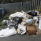 Sciopero Ama, cassonetti pieni e rifiuti in strada (foto Andrea Giannetti/Ag.Toiati)