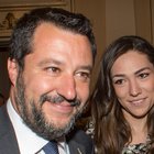 Matteo Salvini con la fidanzata Francesca