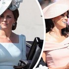 Kate Middleton e Meghan Markle gara di stile ma la duchessa di Cambridge ha il muso...