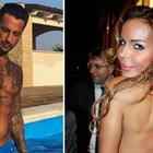 Nina Moric e Fabrizio Corona, sguardi innamorati a bordo piscina: «Stavolta si ricomincia»