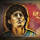 Maradona, in Argentina pronta la banconota da 100 pesos: l'ha disegnata un italiano