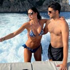 Elisabetta Gregoraci in barca a Capri: fuga d'amore con il fidanzato Giulio Fratini