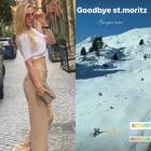 Ilary Blasi saluta San Moritz: «Goodbye», il nuovo fidanzato Bastian la aspetta