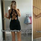 L'abito da funerale scandalizza TikTok: «Ditemi che sta scherzando». Ecco com'è fatto VIDEO