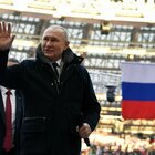 Putin alla stadio Luzhniki di Mosca per la Giornata per il Difensore della Patria