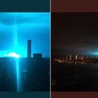 «New York, arrivano gli extraterrestri!» ma il cielo è blu per un'esplosione