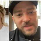Britney Spears incinta, la reazione di Justin Timberlake alla sua gravidanza: il video è virale
