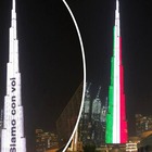 Coronavirus, i monumenti nel mondo che si sono tinti dei colori della bandiera italiana