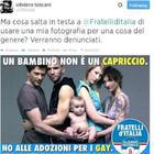 • Fratelli d'Italia ruba la foto, Toscani promette denuncia
