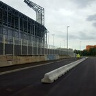 Stadio "Stirpe" di Frosinone, completati i lavori della pista di jogging. Ora i murales con la storia della squadra