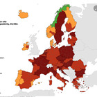 Covid, la mappa europea Ecdc: dalla Toscana alla Puglia, sette Regioni italiane in rosso scuro