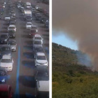 Traffico oggi, tempo reale: incendio sul Carso 