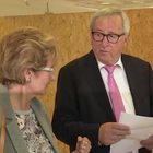 Il voto del presidente Jean-Claude Juncker