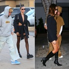 Justin Bieber e Hailey Baldwin, l'outfit opposto della coppia