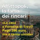 Affittopoli, la farsa dei rincari. «La casa a Fontana di Trevi? Pago 286 euro, ma è tanto umida»