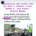 Lazio Pride, patrocinio del Comune di Cori. Tiziano Ferro ringrazia: «Orgoglioso di voi»