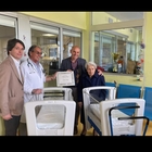 Viterbo, la famiglia Basili dona due culle neonatali 