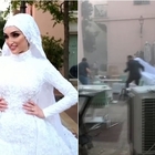 Esplosione Beirut, il sorriso della sposa prima dell'onda d'urto