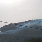 Esperia, vasto incendio a monte d'Oro: in azione due elicotteri
