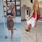 Diletta Leotta sfida Chiara Ferragni: due bionde a lezione di pole dance
