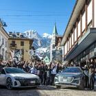 Audi e-Rally 20quattro ore dei Laghi, un podio solo elettrico. Emozionante sfida di 5.400 km percorsi sulle Dolomiti dalle Q4 e-tron e RS e-tron GT