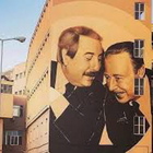 “Street art”, in via Battisti l’opera di Rosk suo il murales su Falcone e Borsellino