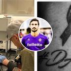 Astori per sempre, la Fiorentina lo ricorda con un tatuaggio