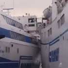 Mare mosso: collisione fra traghetti