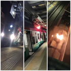 Lanciano una bici su un treno dal cavalcavia e filmano l'incendio, attimi di paura in stazione tra i passeggeri