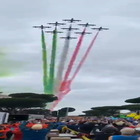Frecce Tricolori, ecco il saluto ai partecipanti alla Maratona di Roma