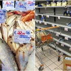 Cibi e alimenti che potrebbero mancare nei supermercati: dal pesce all'olio di girasole, gli effetti della guerra e dei rincari di carburante ed energia