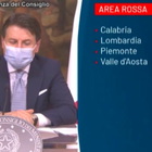Nuovo DPCM, Conte: "Calabria, Lombardia, Piemonte e Valle d'Aosta in zona rossa"