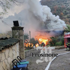 Pico, abitazione distrutta dalle fiamme: paura per i tre occupanti