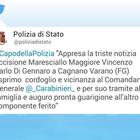 Carabiniere ucciso, i messaggi sui social: dall'Arma alle istituzioni