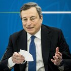 Mario Draghi in conferenza stampa sul nuovo decreto