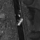 La portacontainer incastrata nel Canale di Suez vista dallo spazio dal satellite italiano