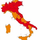 Zona rossa e arancione l'Italia a due colori