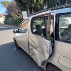 Terni, auto contro scooter in via Battisti