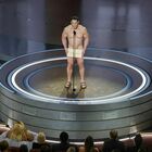 Oscar 2024, John Cena nudo sul palco: Kimmel lo copre con una tenda. Chi è e cosa è successo IL VIDEO