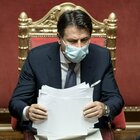 Covid, Conte in Senato illustra il suo Dpcm, Salvini non interviene