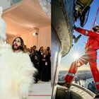 Jared Leto scala l'Empire State Building in onore del prossimo tour dei Thirty Seconds to Mars