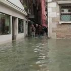 VIDEO Il fenomeno dell'acqua alta a Venezia