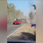 Sardegna, incidente mortale tra Ferrari e camper: il video dello scontro