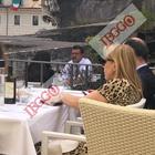 Matteo Salvini, relax a pranzo con la fidanzata Francesca nel cuore di Roma