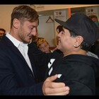 Francesco Totti ricorda Maradona: «Hai scritto la storia del calcio... Ciao Diego»