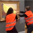 Imbrattato quadro di Monet