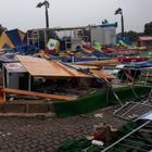 Brindisi, tromba d'aria sulla città: distrutto un parco giochi e travolto l'ospedale