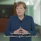 Merkel: "Germania giocherà sua parte per far uscire Europa più forte dalla crisi"