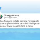 Silvia Romano libera, la gioia dei social nei commenti degli utenti