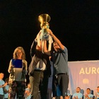 Lazio, Lotito e Inzaghi alla presentazione della rosa ad Auronzo FOTO